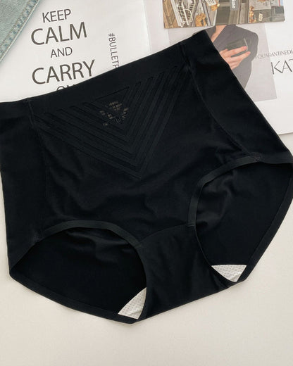 Cool Ice Silk Quick-Drying Tummy Lifting Seamless Breathable Underwear