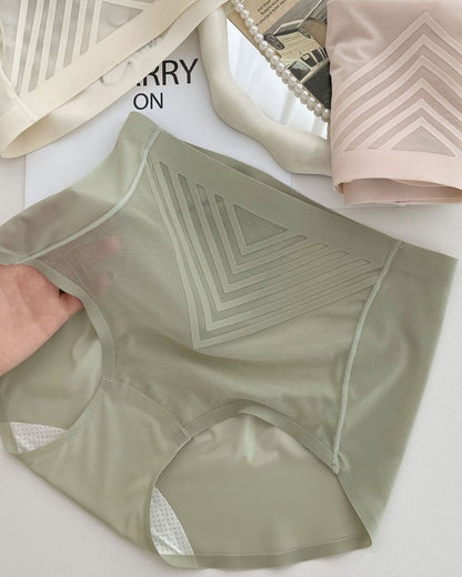 Cool Ice Silk Quick-Drying Tummy Lifting Seamless Breathable Underwear