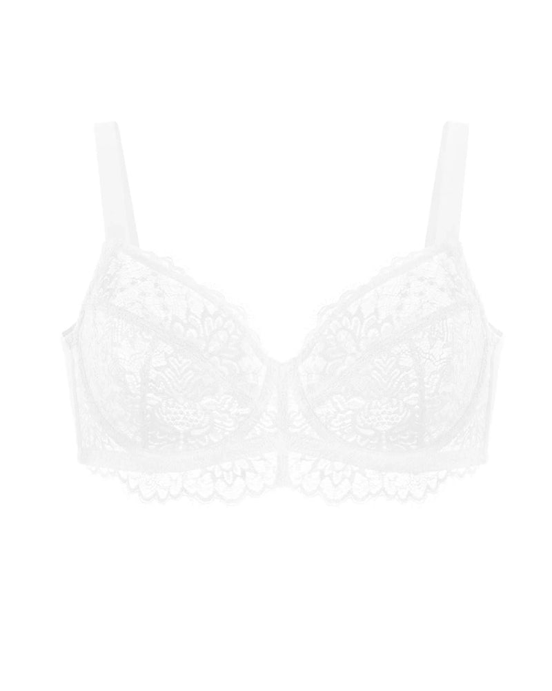 Sunflower Lace Unlined Unpadded Large Size Full Cup Underwire Bra