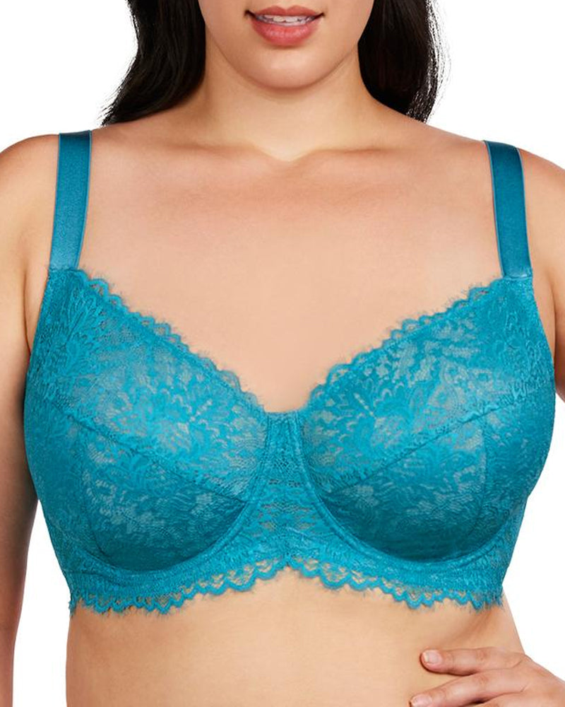 Sunflower Lace Unlined Unpadded Large Size Full Cup Underwire Bra