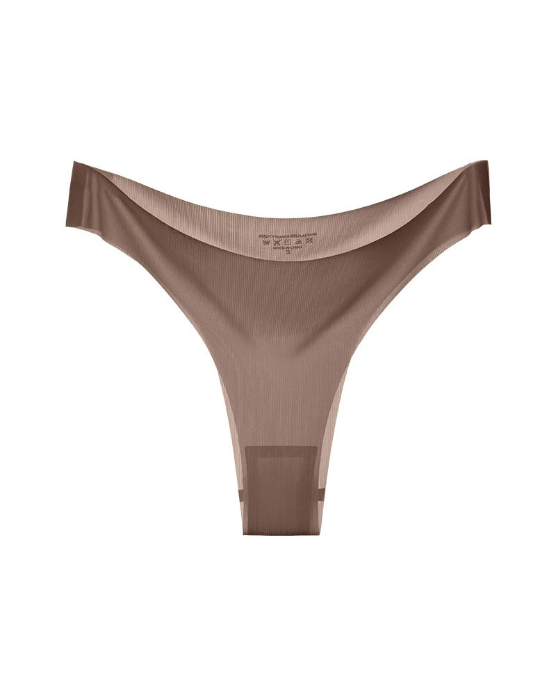 Women's Solid Color Quick-Drying Seamless Breathable Underwear