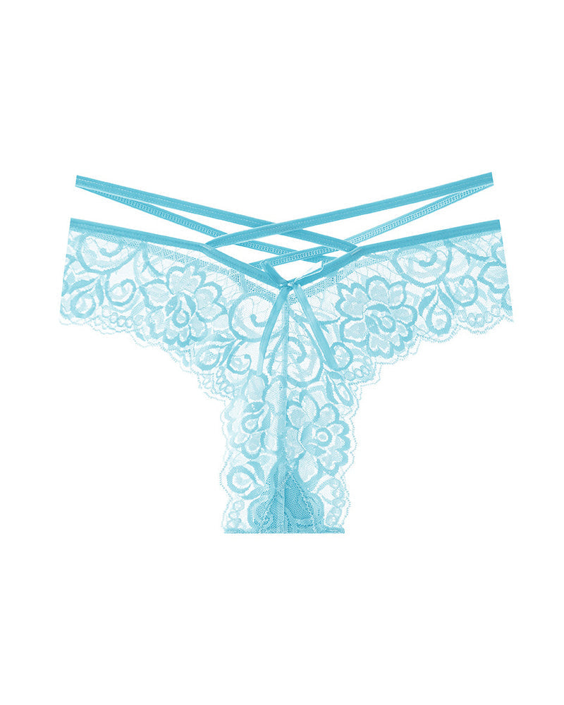Sexy Jacquard Lace Low Rise Briefs