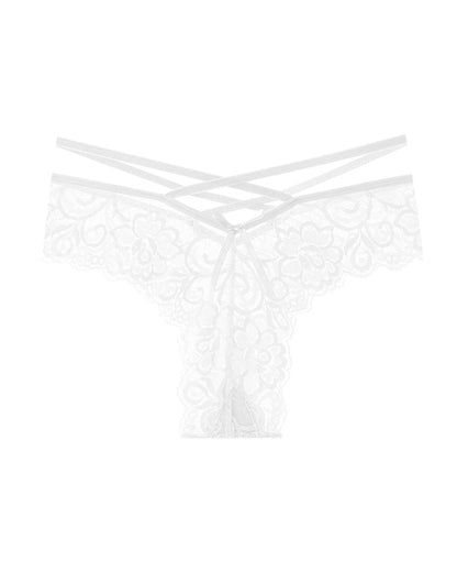 Sexy Jacquard Lace Low Rise Briefs