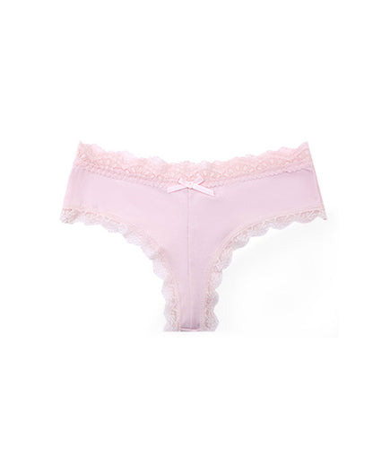 Women's Sexy Comfortable High Elastic Pure Cotton Crotch Lace Breathable Panties