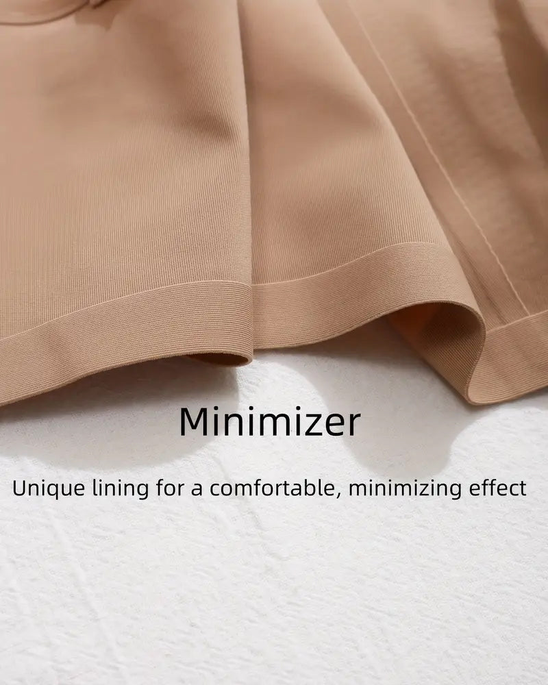 Women's Seamless Strapless Front Buckle Comfort Push Up Bra