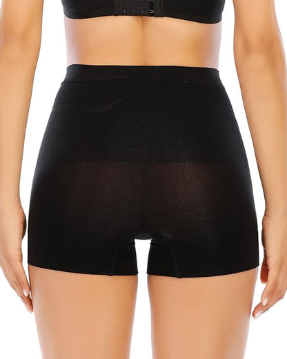 Women's Seamless Stretch Comfort Boxer Briefs Bottoming Shorts