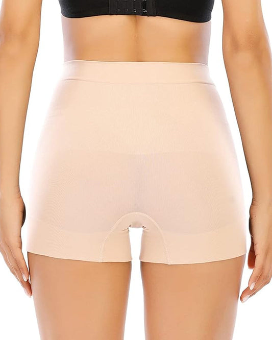 Women's Seamless Stretch Comfort Boxer Briefs Bottoming Shorts