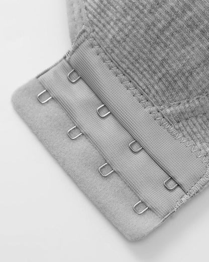 3-Pack Seamless Adjustable Front-Clasp Wireless Push-Up Bras