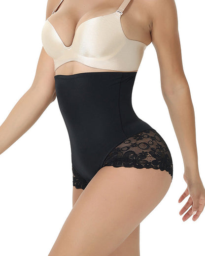 High-Elastic Breathable High-Waist Seamless Tummy-Controlling Body-Shaping Panties