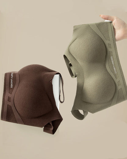 Solid Color No-Wire Seamless Push-Up Casual Vest Bra