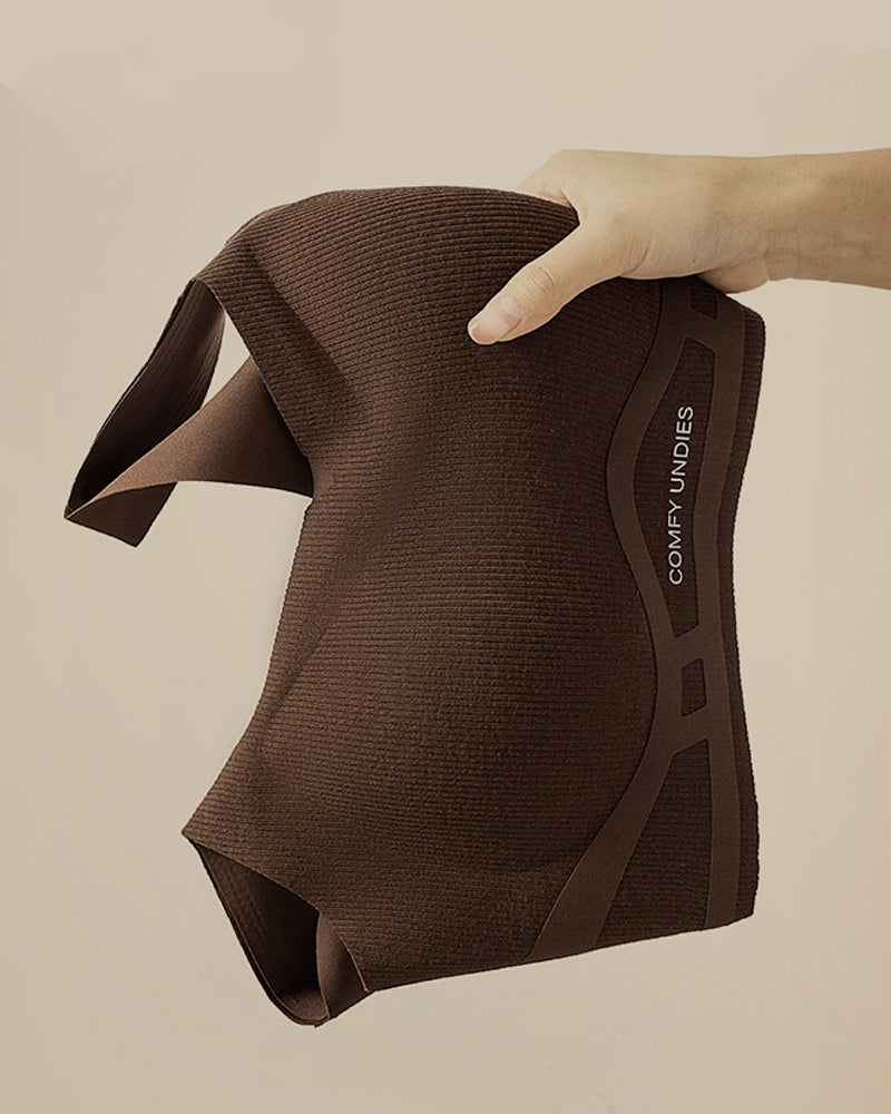 Solid Color No-Wire Seamless Push-Up Casual Vest Bra