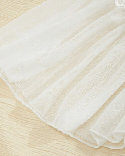 Sexy Hollow Lace See-through Suspenders Open Crotch One-piece Pajamas