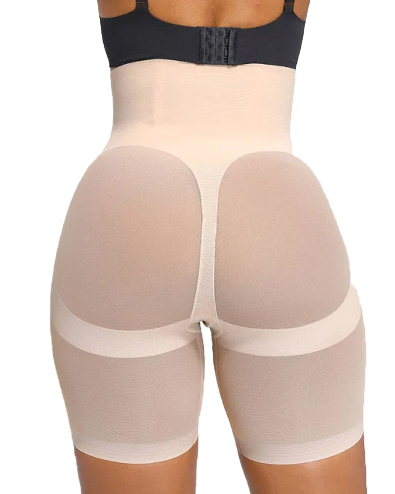 High-waisted Seamless Tummy-control Body-slimming Shorts