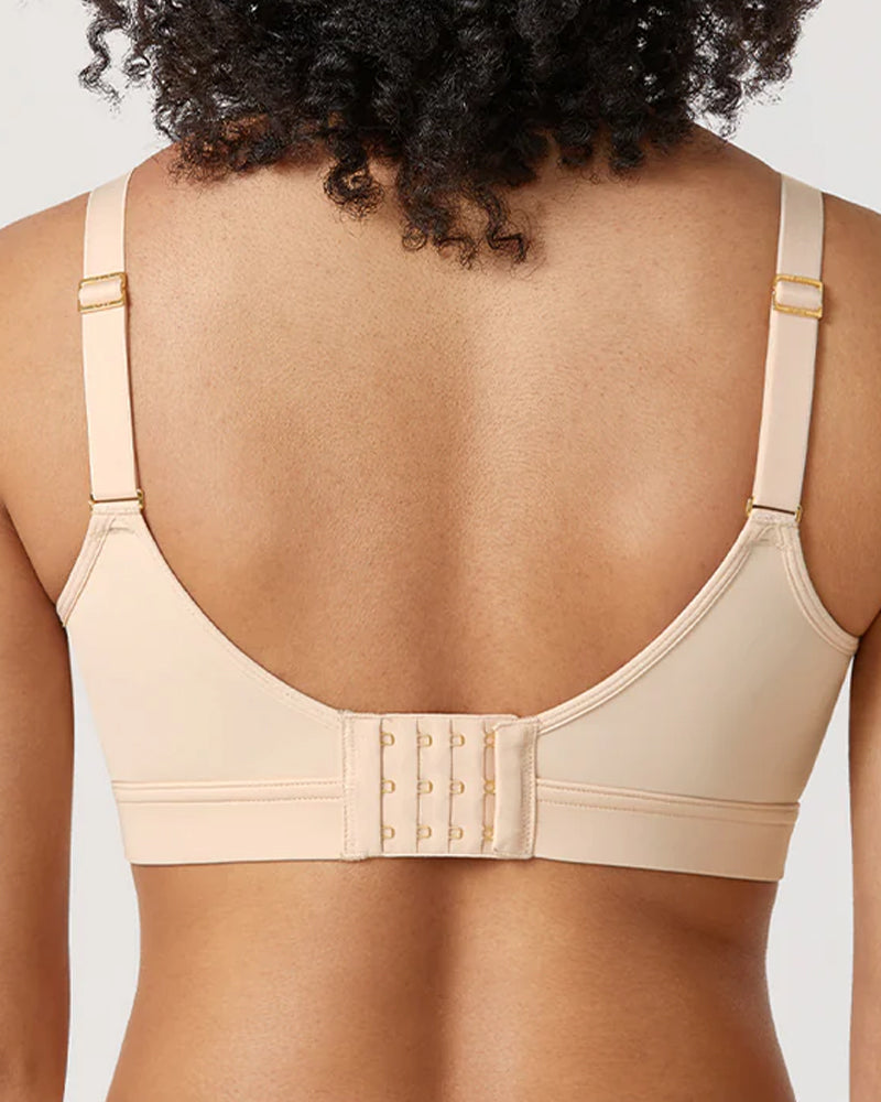 Wire-free Deep V Full Cup Comfortable Bra