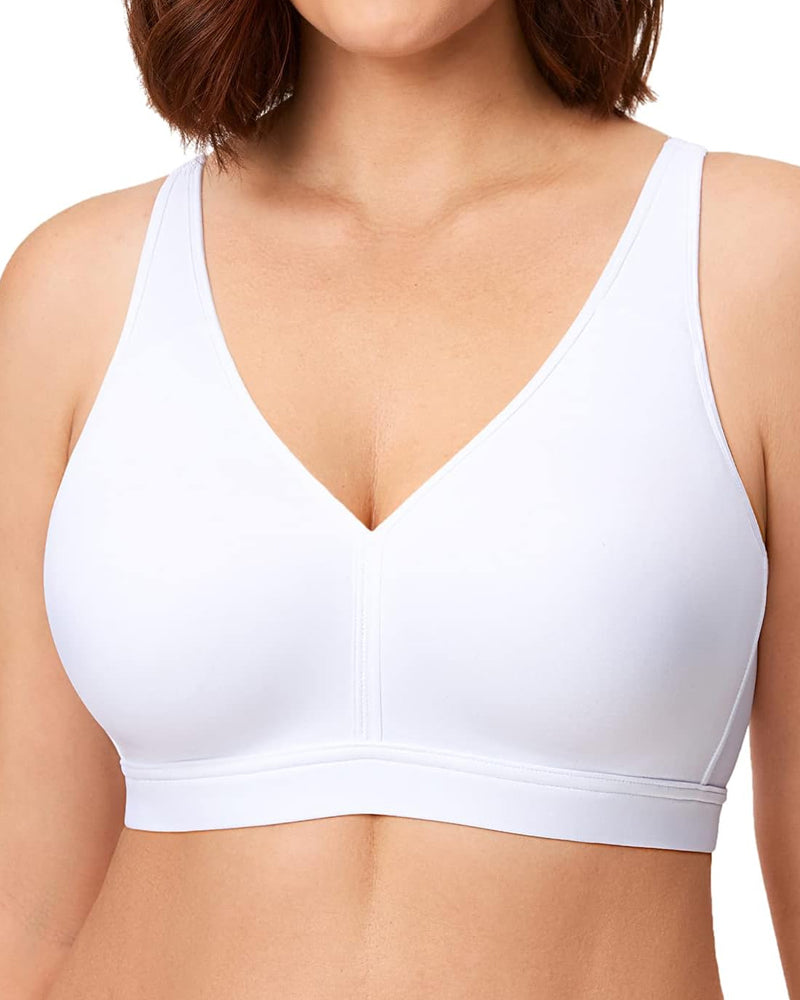 Wire-free Deep V Full Cup Comfortable Bra