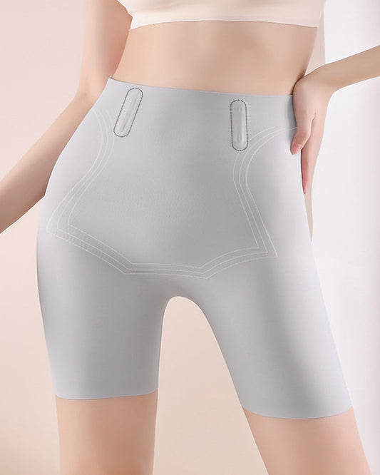High-waisted Tummy-controlling Seamless Hip-lifting Body Shaping Shorts