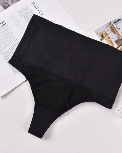High-waisted Seamless Elastic Waist Shaping Panties