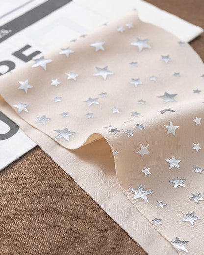 Sexy Seamless Ice Silk Heart Star Printed Panties