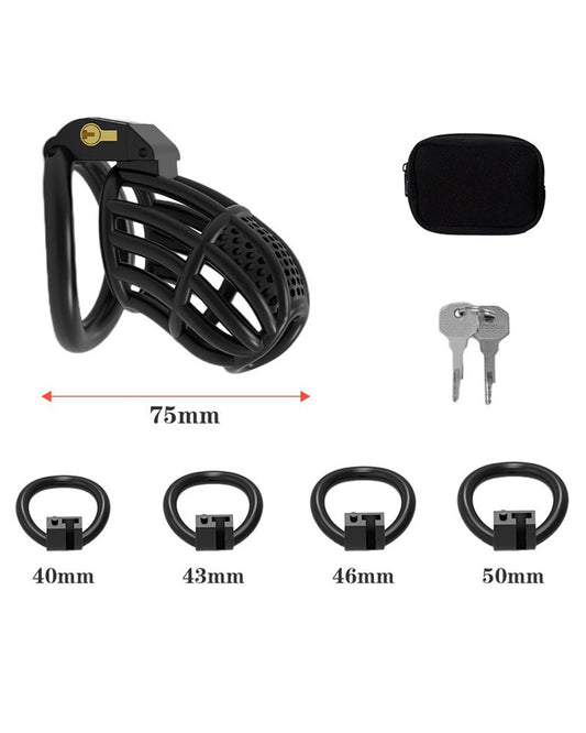 Honeycomb Chastity Lock Birdcage for Men