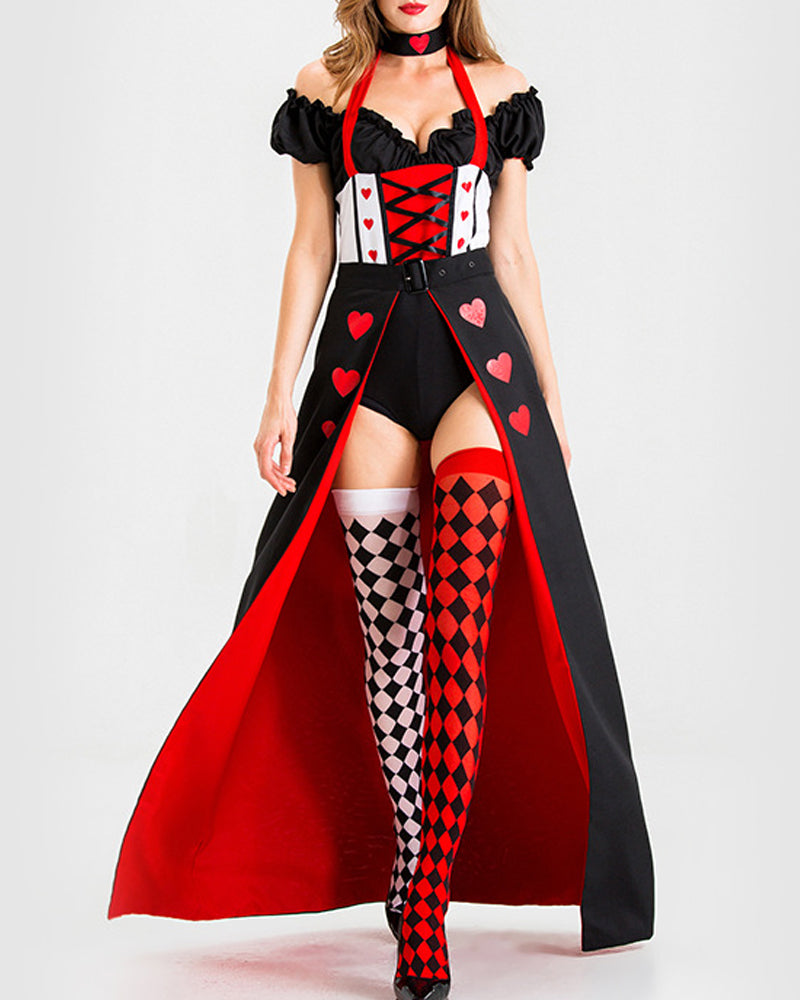 Halloween Queen of Hearts Uniform Set