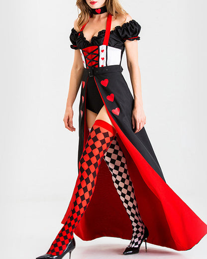 Halloween Queen of Hearts Uniform Set