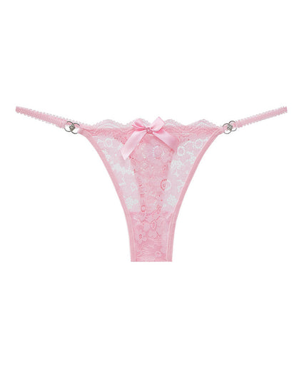 Women's Sexy Floral Lace Translucent Thong