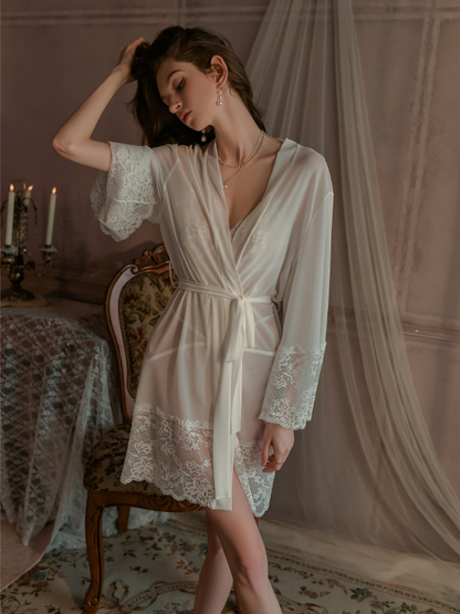 CAMI Floral lace Crotchless Bodysuit