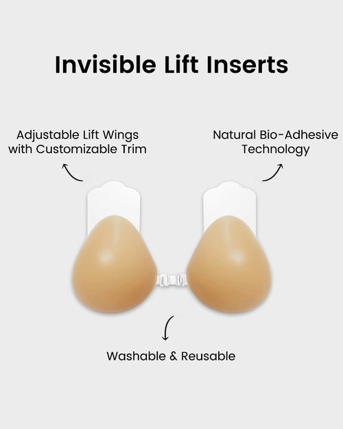 Ultra Lift Silicone Self-Adhesive Invisible Bra (2 Pack)
