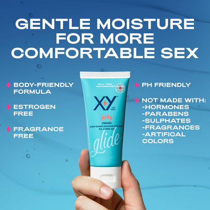X-Y Jelly Personal Lubricant 💧 Glide into a Wetter, Better Experience Every Day