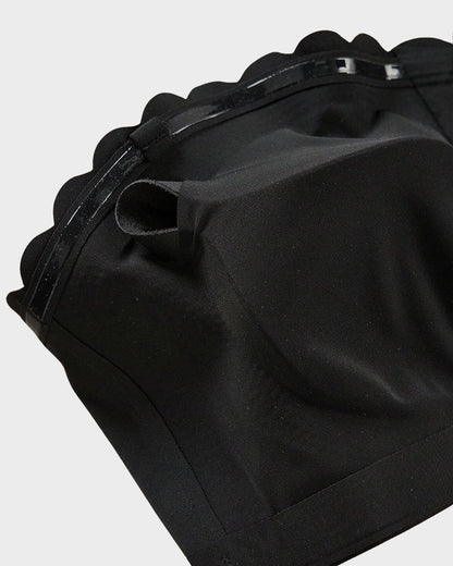 Strapless Front Closure Leopard Print Bra