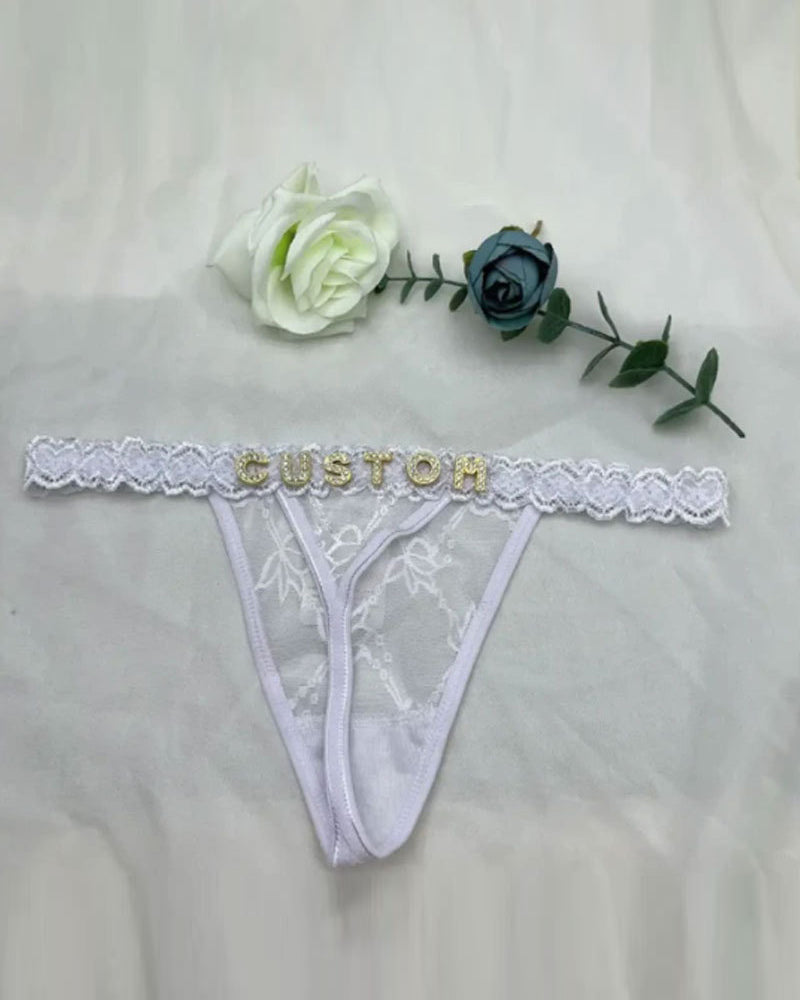 Custom Thong - Name Thong custom thong adult lingerie