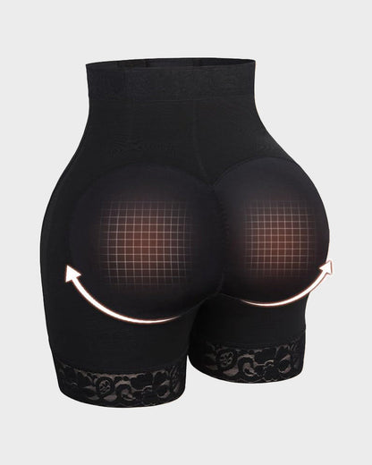 Boned Sculpt High Waist Shorts