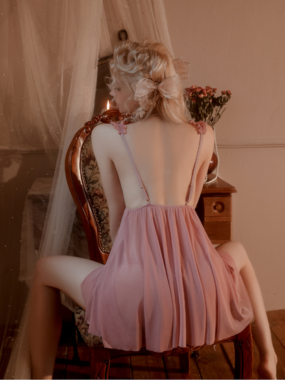 KADY Ruffle Sheer Babydoll