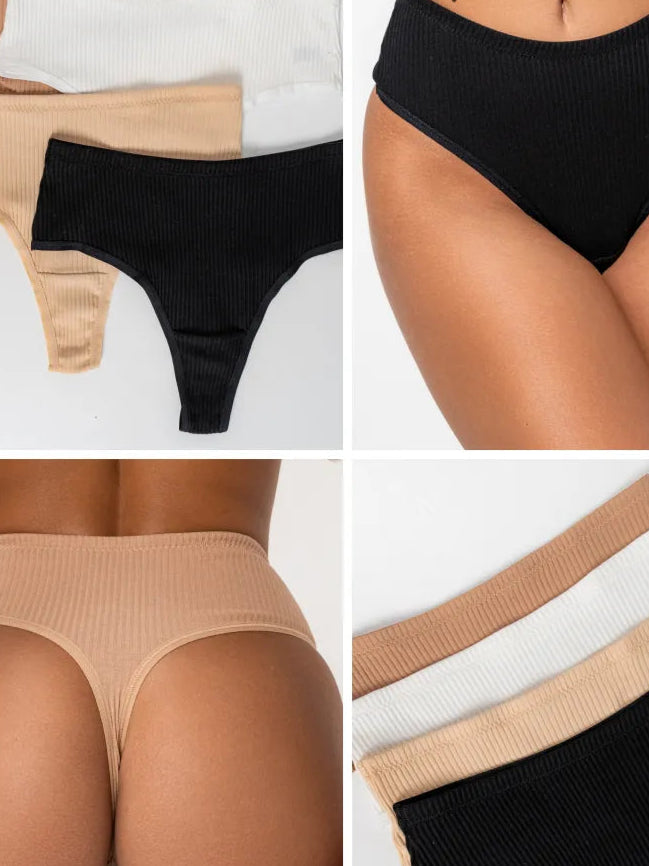 FancyStar™ Cotton High Rise Briefs Thong HEMSMTH009