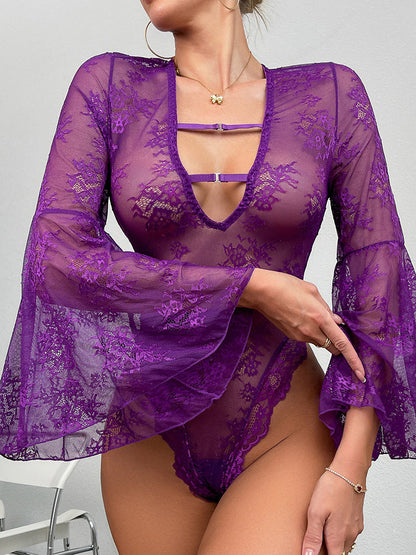 PAMI Floral Lace Bodysuit