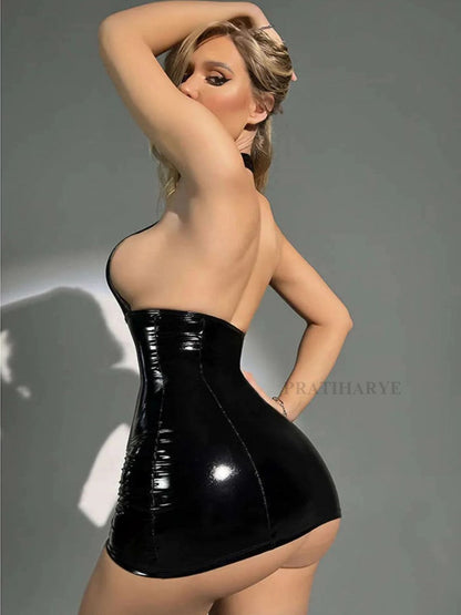 BODYCON Latex Minidress