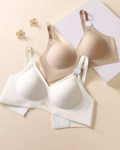 Women's Wireless Jelly Gel Seamless Push-up Bra