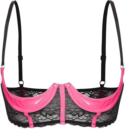 FancyStar™ ROCKIE Leather Half Top