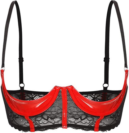 FancyStar™ ROCKIE Leather Half Top