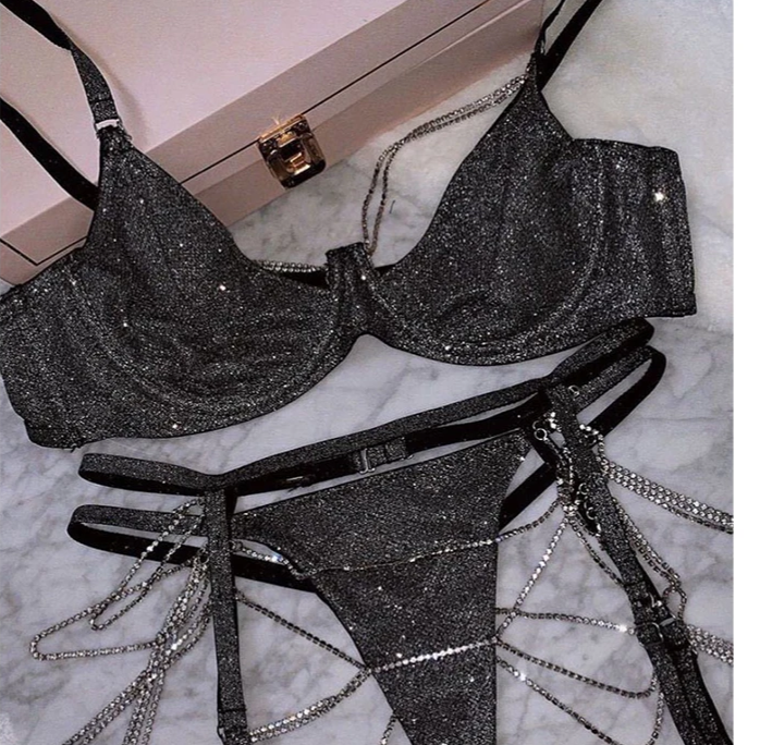 FancyStar™ Blink Chain Lingerie Set