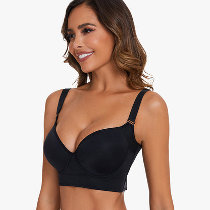 Full-Coverage Back Smoothing Bra-Black (2 Pack)