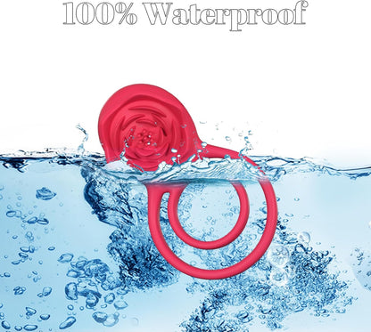 💥 2025 Limited 70% OFF 💦 ROSELINK Suptruck Kiwinet® 3 in 1 Dual Ring Rose Vibrator