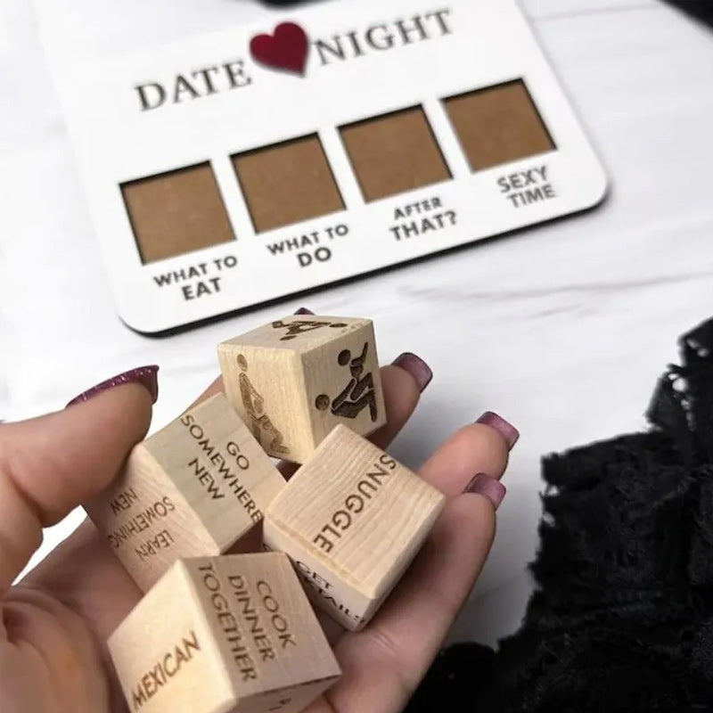 🎲 Couple’s Date Night Dice Set (5 Dice)