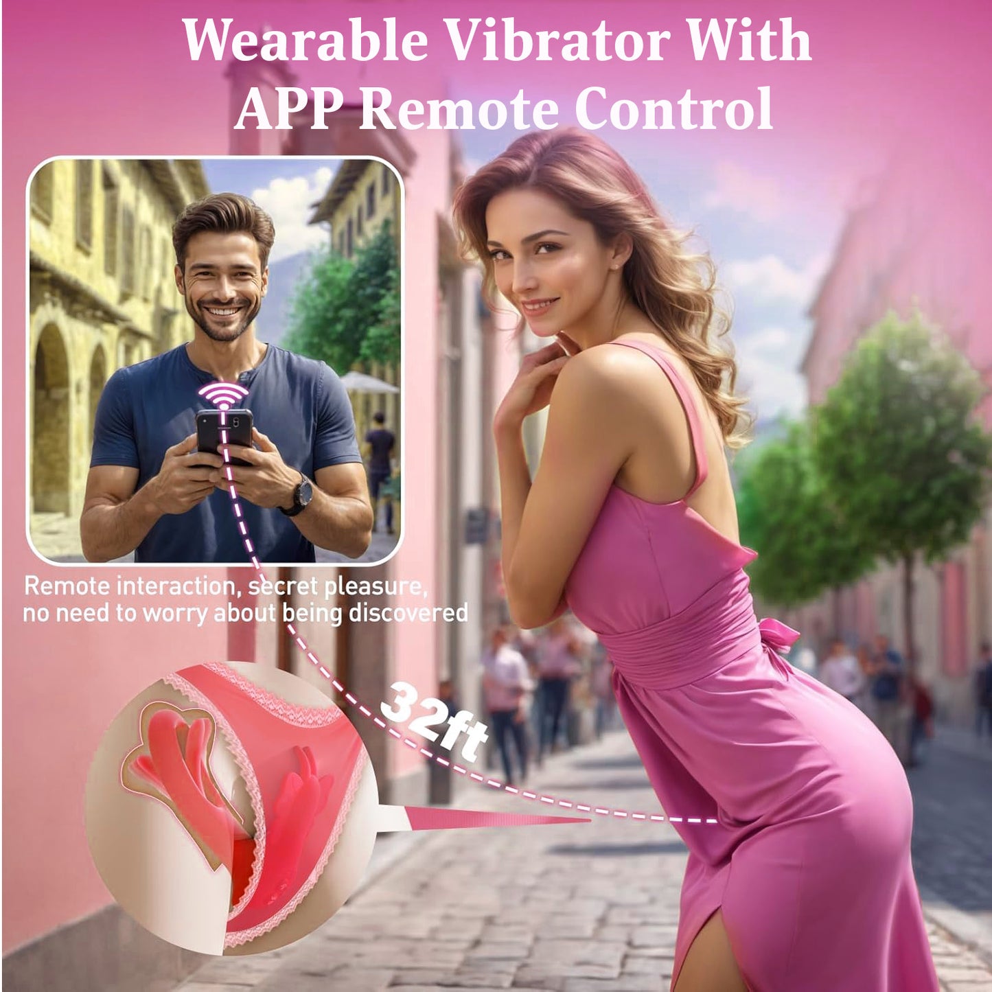 💥2025 Limited 75% OFF🔥SUPTRUCK Kiwinet Butterfly X9🔥4 IN 1 Panty Vibrator with 9 Modes