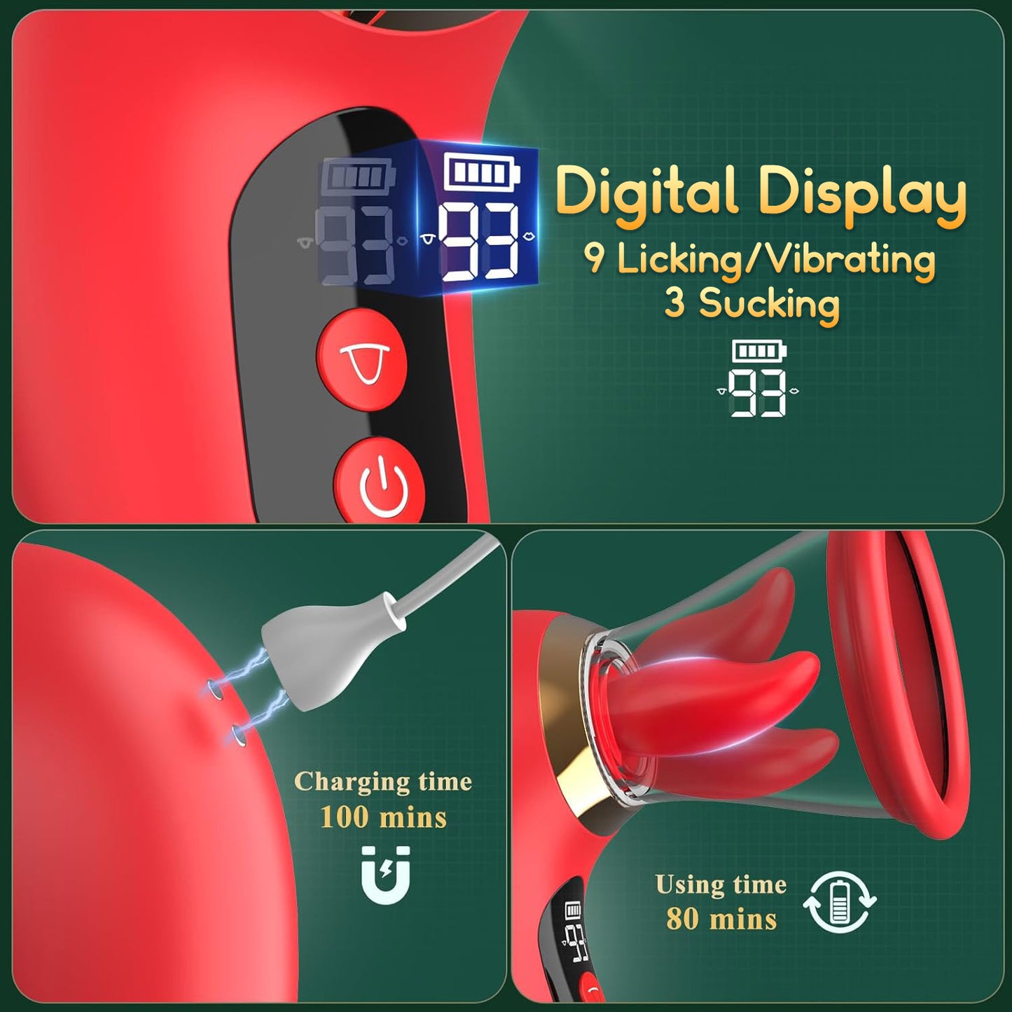 💥 2025 Limited 70% OFF 💦 Licksy Suptruck Kiwinet® SuckLick 9X 📱 Global Control & 3-in-1 Pleasure