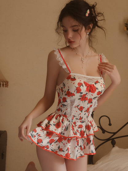 ROSIER Floral Mini Dress