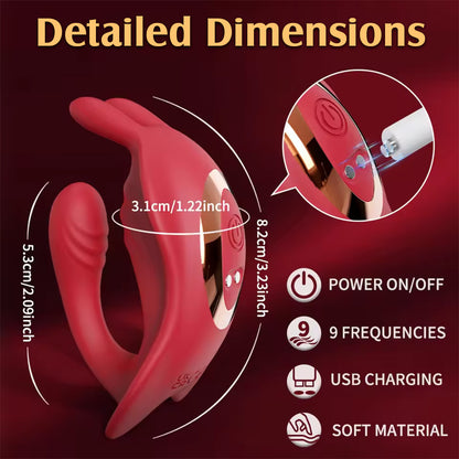 SecretPulse™ SUPTRUCK x9 Dual-Stimulation Wearable Massager 💦 Global App-Control & 9 Vibrating Modes 💥 2026 Limited 70% ️OFF