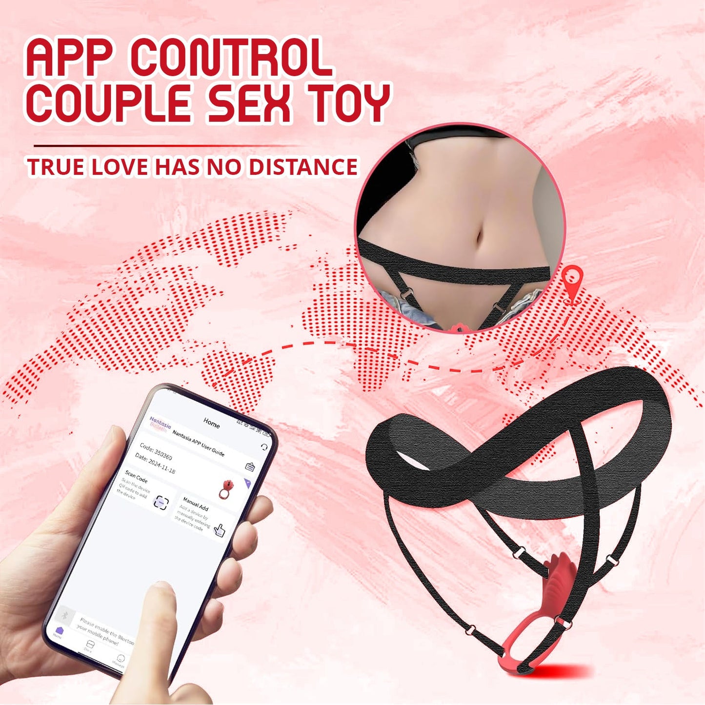 💥 2025 Limited 70% ️OFF 💦 PulzePair Suptruck™ Wearable Vibrator X9 📱 Pulse Panty Global Control & 9 Modes