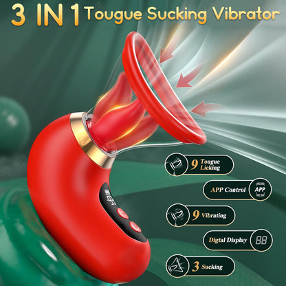 💥 2025 Limited 70% OFF 💦 Licksy Suptruck Kiwinet® SuckLick 9X 📱 Global Control & 3-in-1 Pleasure