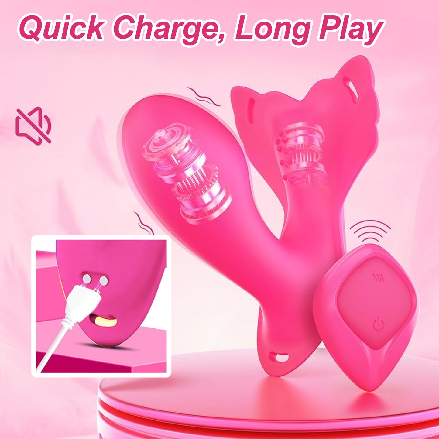 Suptruck™ PleasurePlay Wearable Vibrator X9 📱 Pulse Panty Global Control & 9 Modes